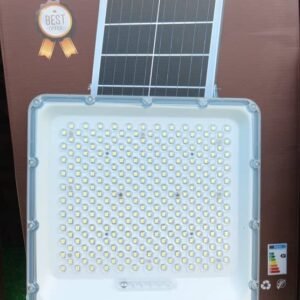 SuperDv 300W Solar Flood Light with 30W Solar Panel & Remote Control