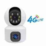 4G sim card dual lens indoor cctv camera
