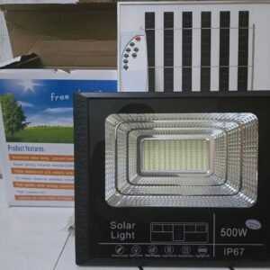500W Solar-Powered LED Flood Light – Outdoor Security, IP67 Waterproof