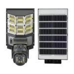 PTZ 4G Dual Lens Solar Camera with Integrated LED Light – 6MP, IP65