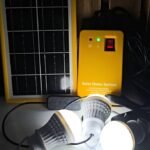 Mini Solar Home Light System Kit – 3 LED Bulbs, 3W 6V Solar Panel, USB Mobile Charging, Long Runtime