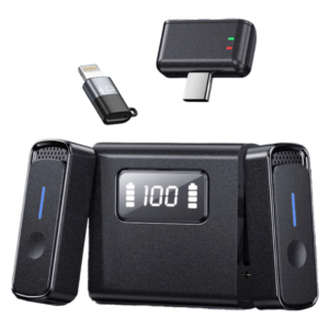 SX88 Wireless Lavalier Microphone with Digital Display & Noise Reduction