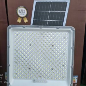SuperDv 500W Solar Flood Light with 40W Solar Panel & Remote Control