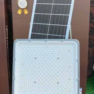 SuperDv 1000W Solar Flood Light with 50W Solar Panel & Remote Control