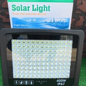 SuperDv 400W Solar Flood Light with Remote Control